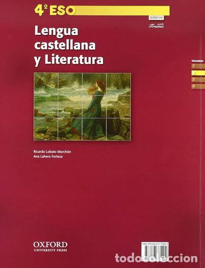 Libros: Adarve Lengua y Literatura Serie Trama 4&ordm; ESO Libro del Alumno Volumen 3- 9788467375411