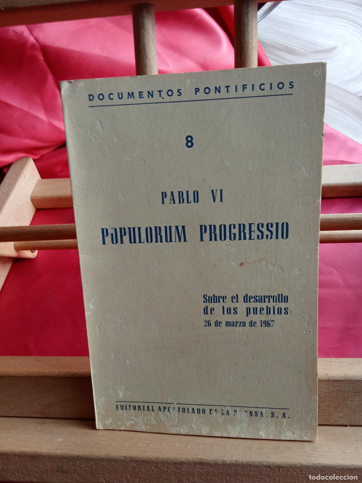 Libros: Popularum progressio. Pablo VI L.4364-1798