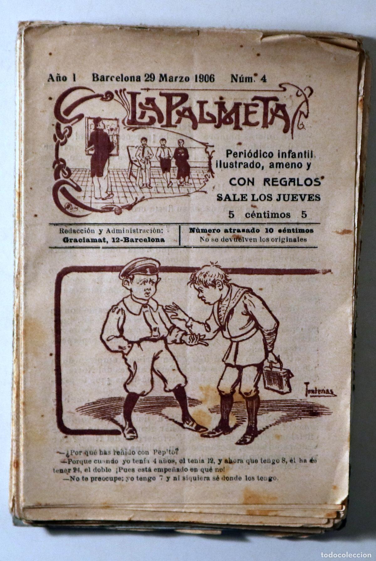 Livros em segunda m&atilde;o: LA PALMETA N&ordm; 4 - Barcelona 1906 - Il&middot;lustrat