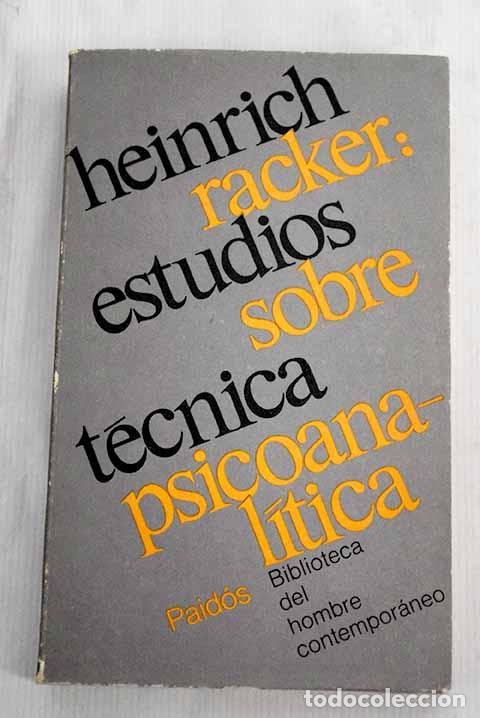 Livros em segunda m&atilde;o: Estudios Sobre Tecnica Psicoanalitica - Heinrich Racker