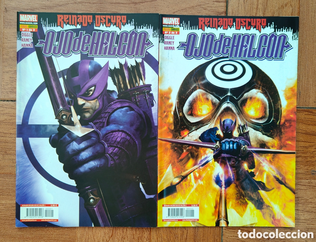 books: Reinado Oscuro: Ojo de Halc&oacute;n � 2 Numeros � Panini - Diggle / Raney / Hanna