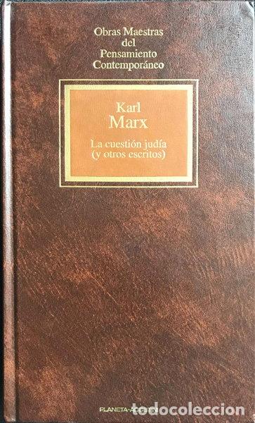 Libros: La cuesti&oacute;n jud&iacute;a y otros escritos- 9788439522225
