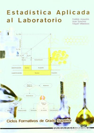 books: Estad&iacute;stica aplicada al laboratorio- 9788486108366