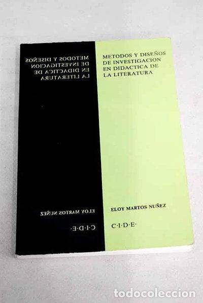 Libros: M&eacute;todos y dise&ntilde;os de investigaci&oacute;n en did&aacute;ctica de la literatura- 9788436913729