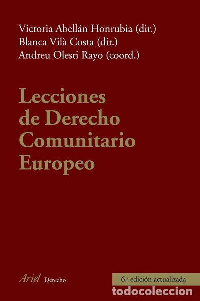 Libros: Lecciones de Derecho Comunitario Europeo- 9788434469655