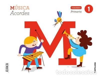 books: Cuaderno m&uacute;sica acordes 1 primaria- 9788414106822