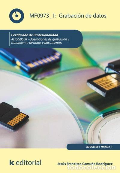 Livros em segunda m&atilde;o: Grabaci&oacute;n de Datos. ADGG0508 - Operaciones de grabaci&oacute;n y tratamiento de dato...- 9788411037389