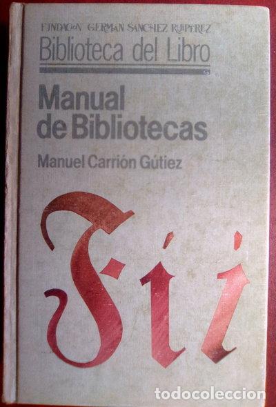 B&uuml;cher: Manual de bibliotecas- 9788436803846