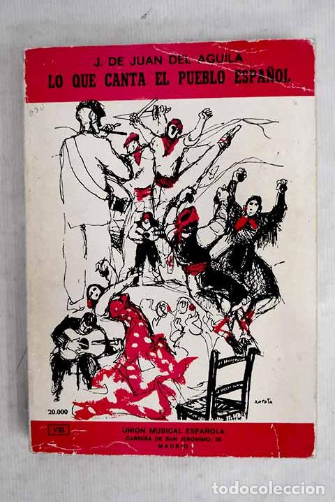 Libros: Lo que canta el pueblo espa&ntilde;ol