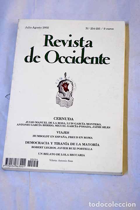 Libros: Revista de Occidente, A&ntilde;o 2002, n&ordm; 254_255, Cernuda:: Luis Cernuda: casas e itinerarios en Ocnos