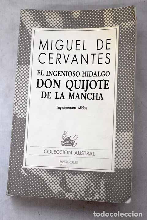 Libros: Don Quijote de la Mancha.- Cervantes Saavedra, Miguel de