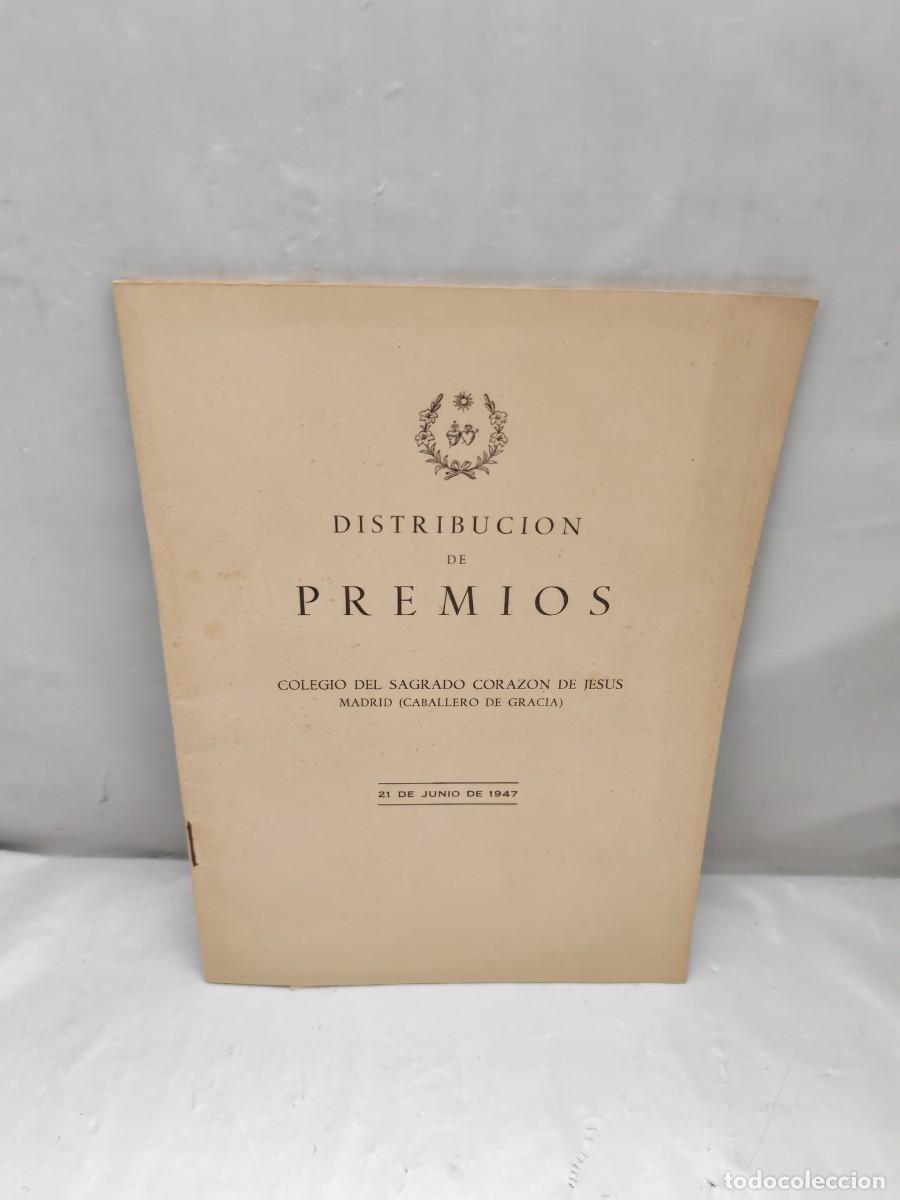 Livres: Distribuci&oacute;n de Premios, Colegio del Sagrado Coraz&oacute;n de Jes&uacute;s, Madrid (Caballero de Gracia), 1947