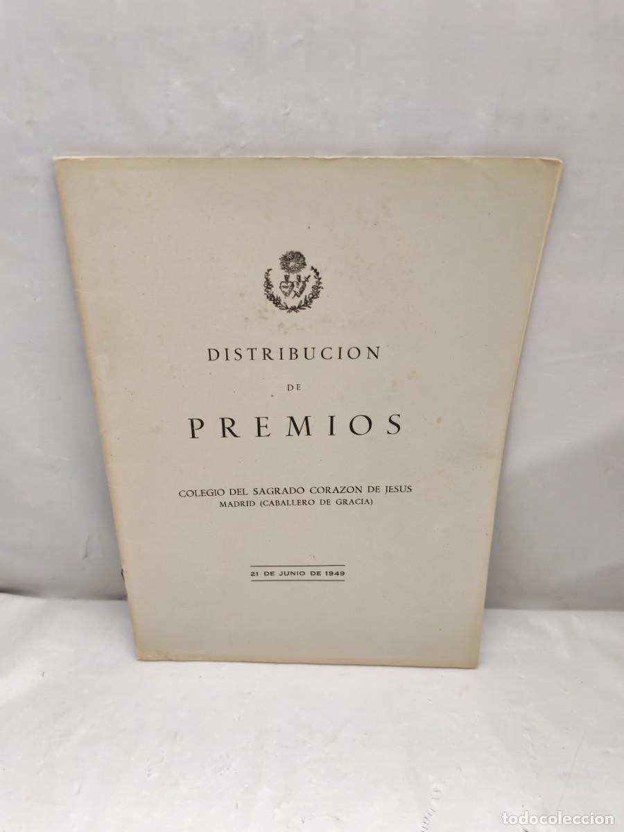 Livres: Distribuci&oacute;n de Premios, Colegio del Sagrado Coraz&oacute;n de Jes&uacute;s, Madrid (Caballero de Gracia), 1949