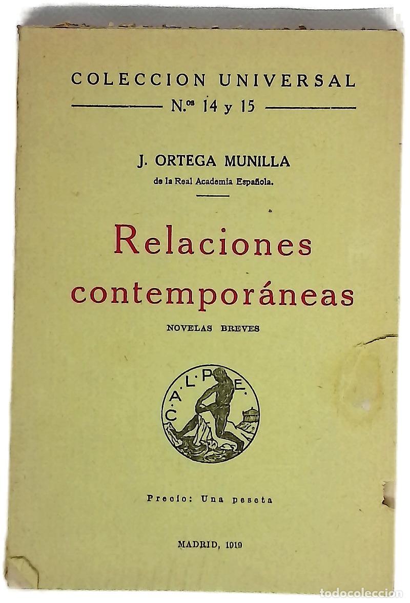 Livres: Relaciones contempor&aacute;neas : novelas breves