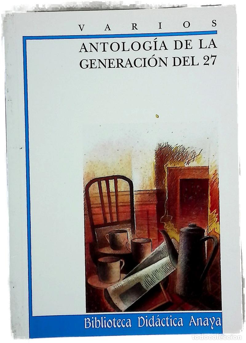 Livres: Antolog&iacute;a de la Generaci&oacute;n del 27