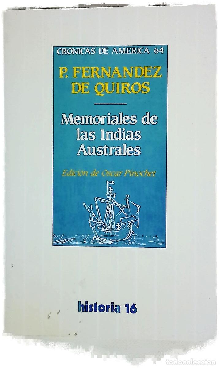 Livros em segunda m&atilde;o: P. Fern&aacute;ndez de Quiros Memoriales de las Indias Australes