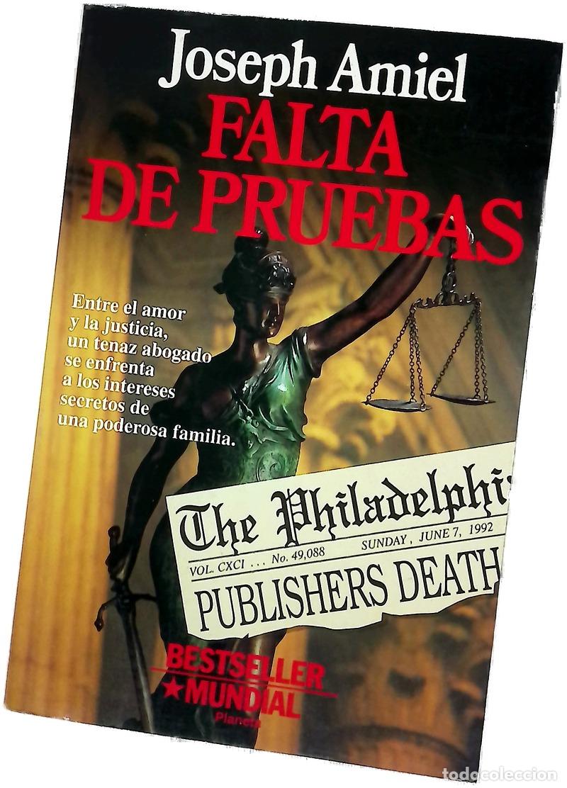 books: Falta de pruebas - Amiel, Joseph; Cabarrocas, Clara