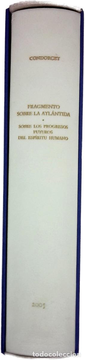Libros: Fragmento sobre la Atl&aacute;ntida - Sobre los progresos futuros del Esp&iacute;ritu Humano