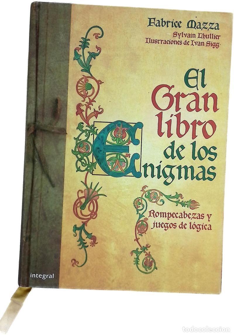 Libros: El gran libro de los enigmas rompecabezas y juegos de l&oacute;gica