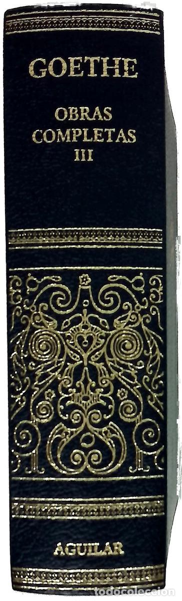 books: Goethe. Obras completas III