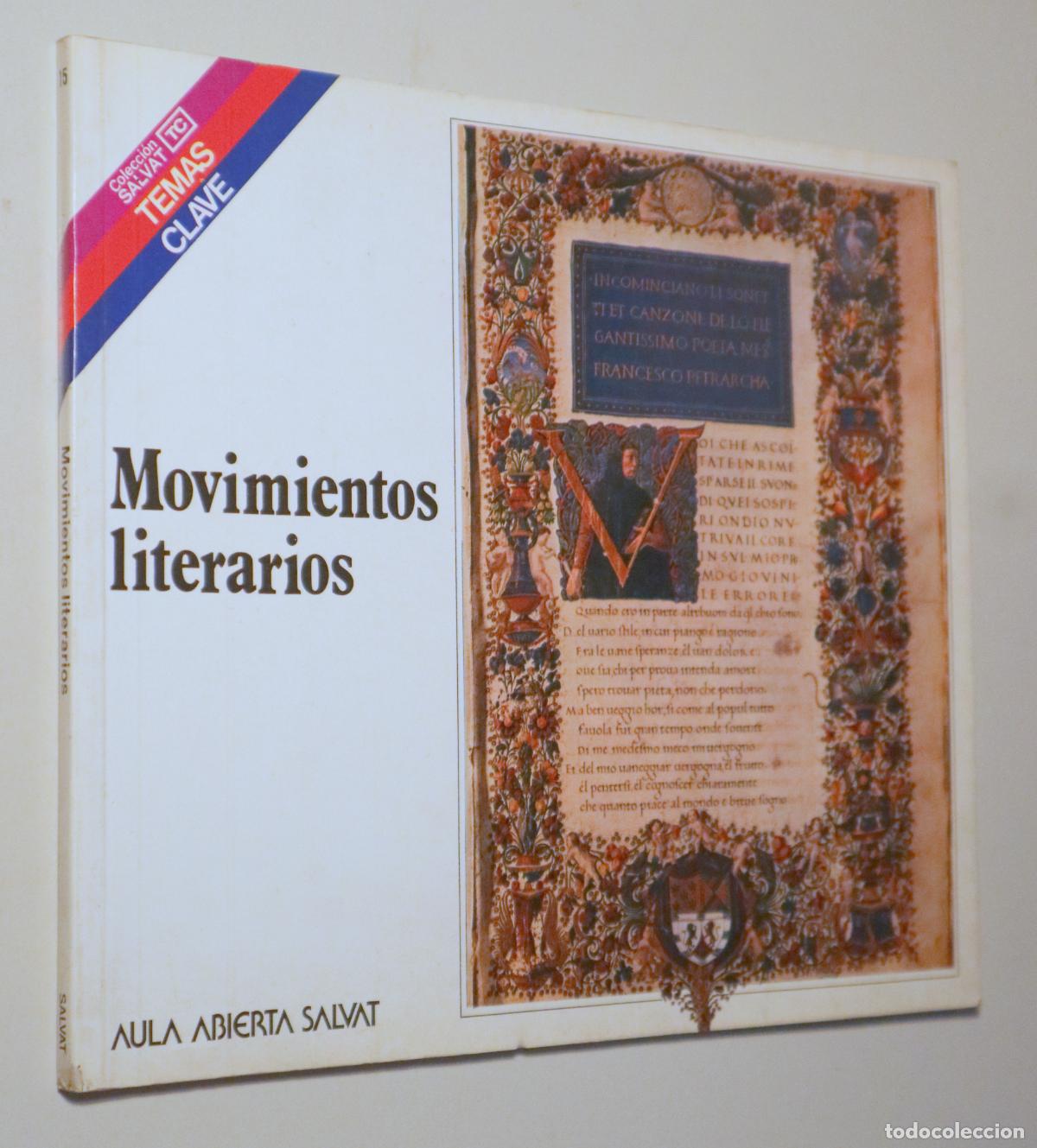 Libros: VALVERDE, Jos&eacute; M&ordf; - MOVIMIENTOS LITERARIOS - Madrid 1981 - Ilustrado
