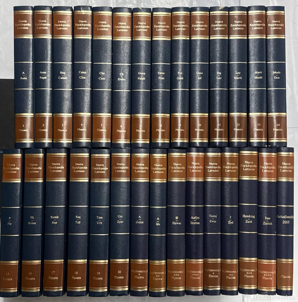 Libros: NUEVA ENCICLOPEDIA LAROUSSE. 20 VOLUMENES + 8 ANEXOS + Actualizaci&oacute;n.
