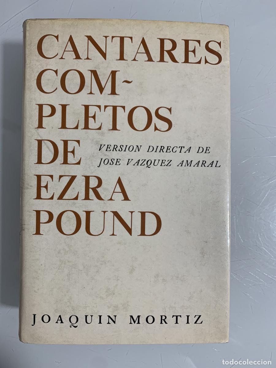 Libros: CANTARES COMPLETOS (I-CXX) - Ezra Pound