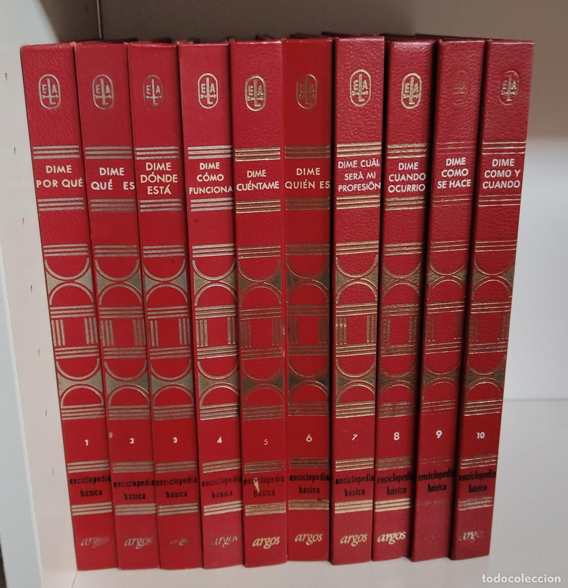 Libros: ENCICLOPEDIA DIME &ndash; 10 TOMOS- ARGOS - tdk284B -