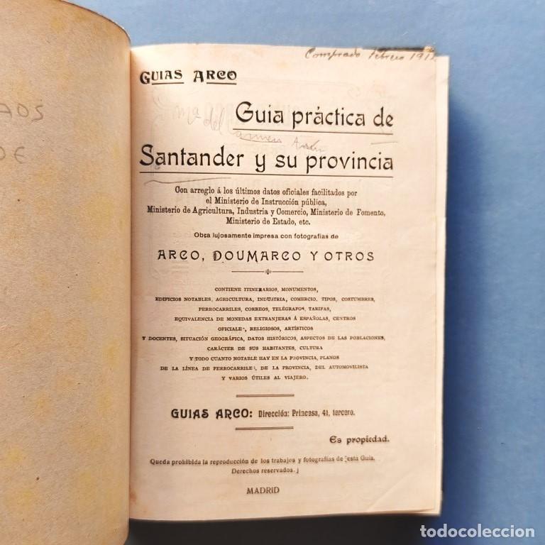 Libros: Gu&iacute;a Pr&aacute;ctica de Santander y su Provincia. Con arreglo a los &uacute;ltimos datos oficiales... Fotograf&iacute;as