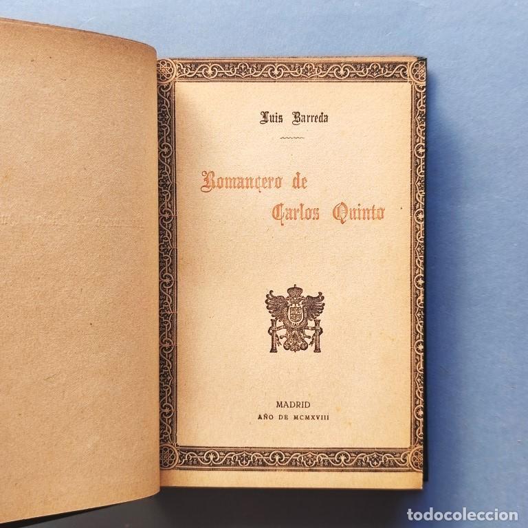 Libros: Romancero de Carlos Quinto. - Barreda, Luis.