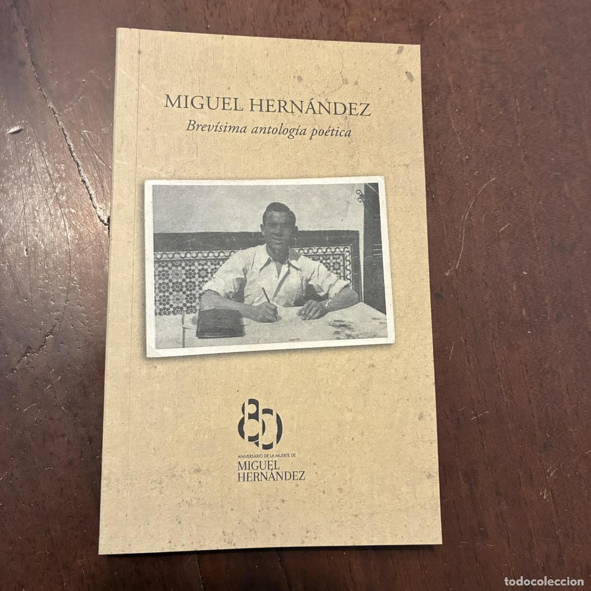 books: Brev&iacute;sima antolog&iacute;a po&eacute;tica - Miguel Hern&aacute;ndez