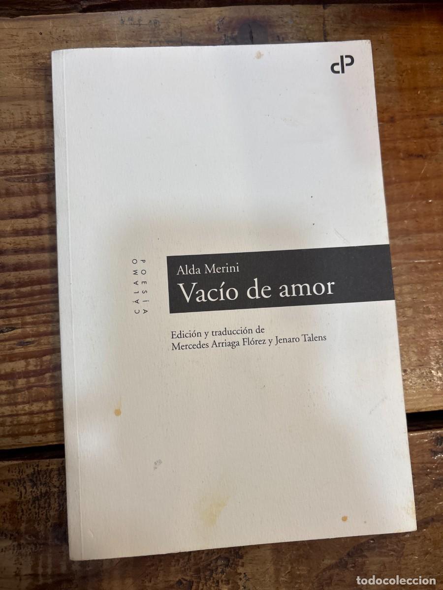 Libros: Vac&iacute;o de amor Merini, Alda