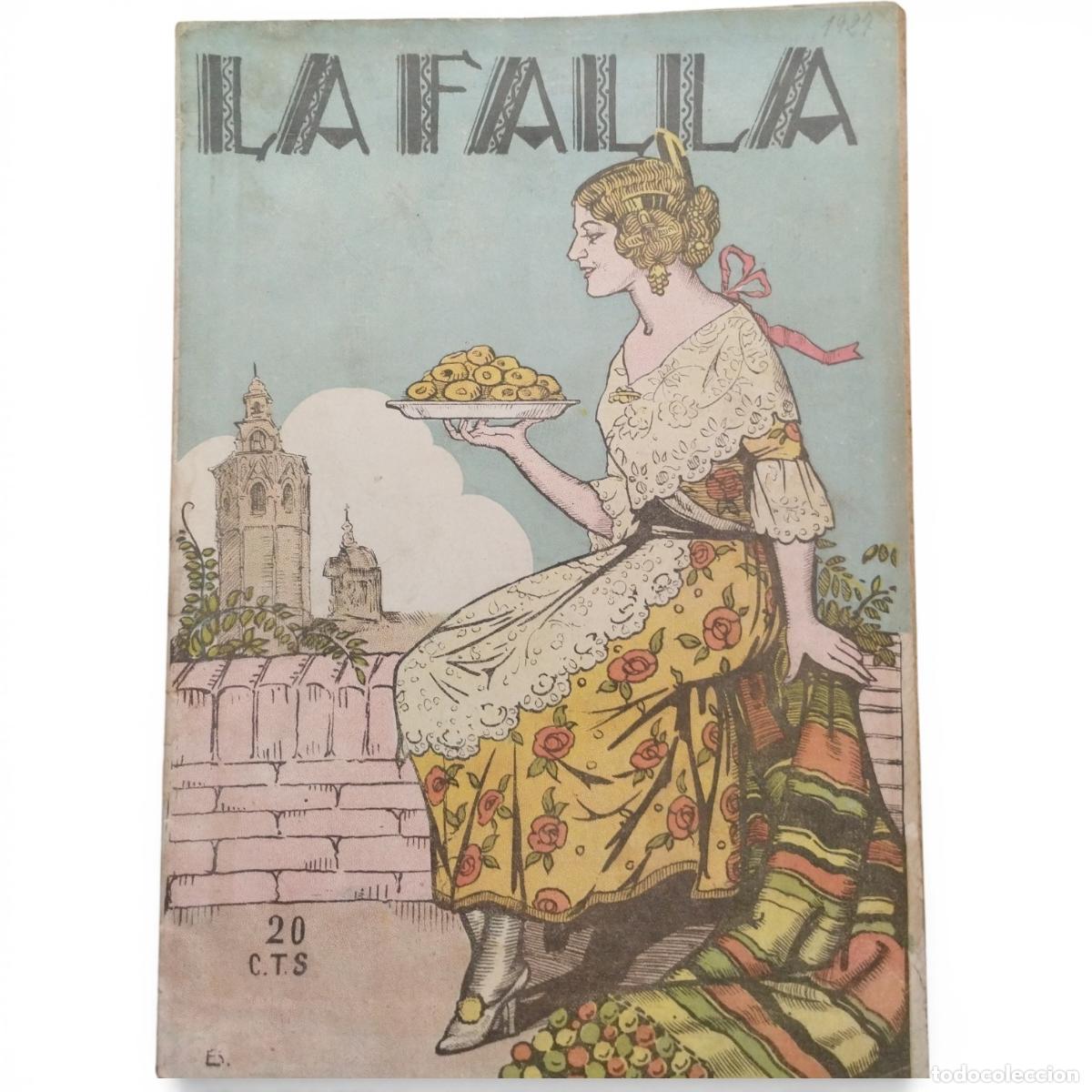 Libros: ANTIGUA REVISTA LA FALLA N&ordm; 4, 1927 - DIR. MANUEL BARCEL&Oacute; - Foto 1
