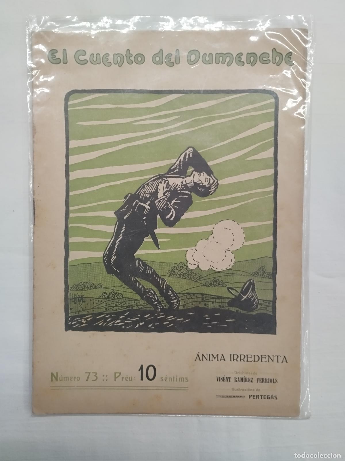Libros: EL CUENTO DEL DUMENCHE N&ordm;73, &Aacute;NIMA IRREDENTA - VICENT RAM&Iacute;REZ FERRIOLS/ ILUSTRACIONES PERTEG&Aacute;S