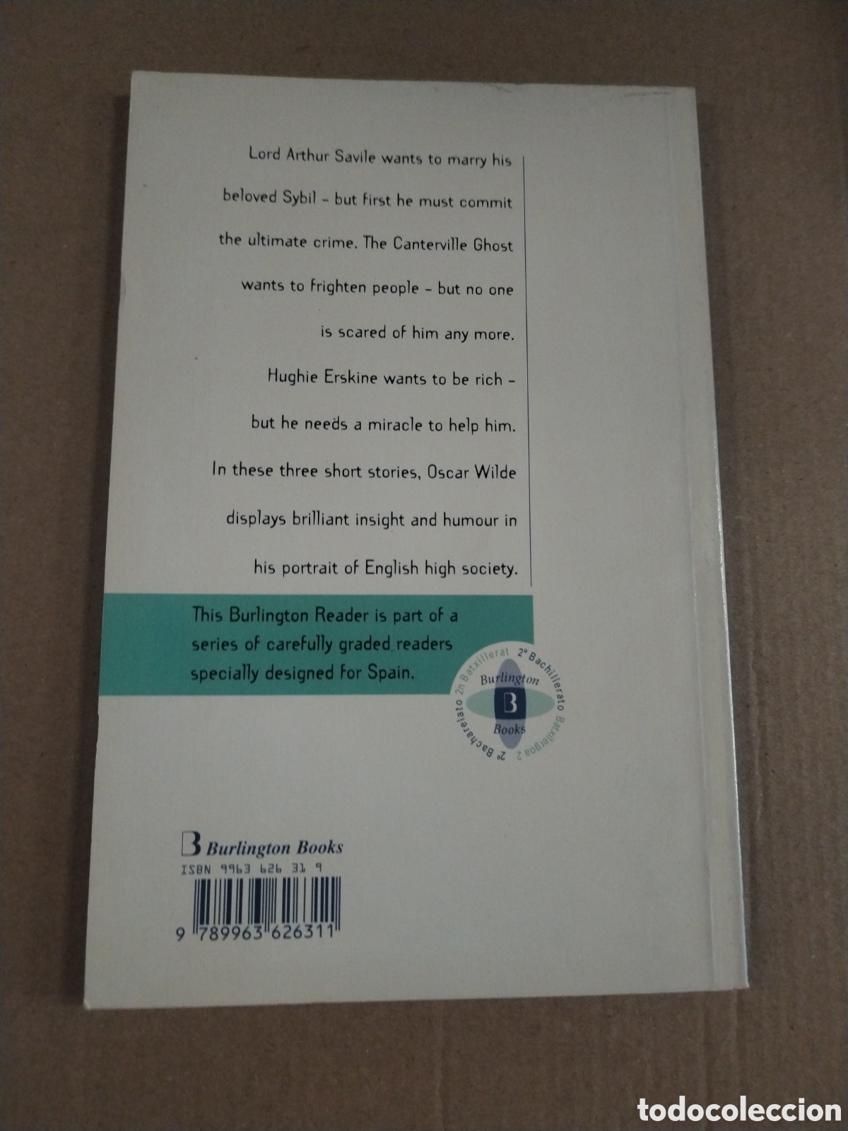 Libros: OSCAR WILDE. SHORTS STORIES. - Foto 2