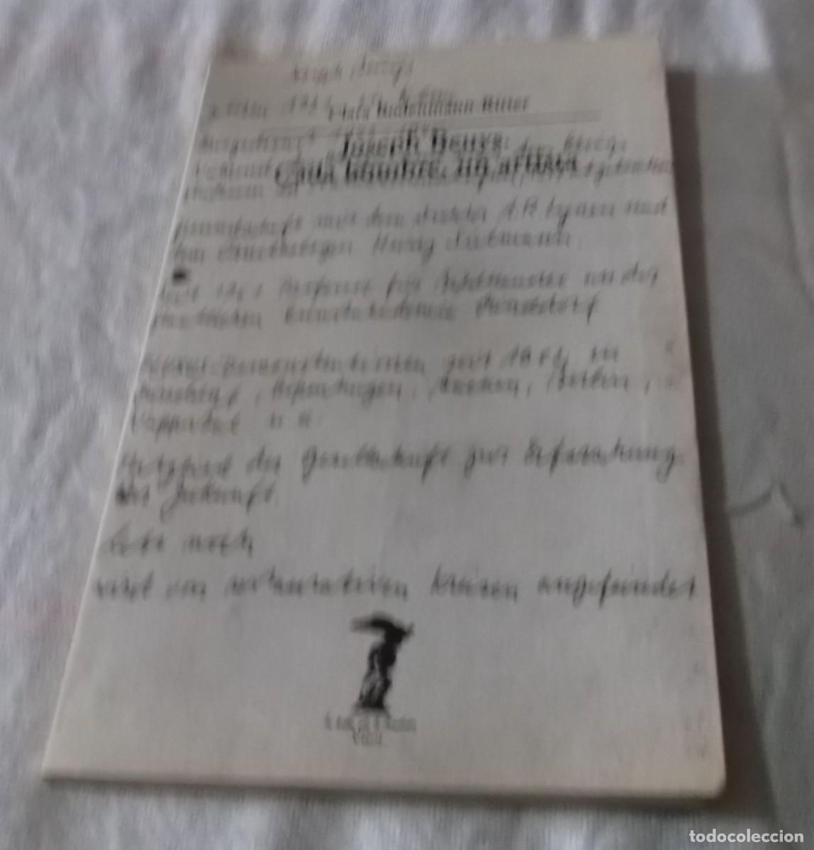 B&uuml;cher: cada hombre,un artista Joseph Beuys a&ntilde;o 1995