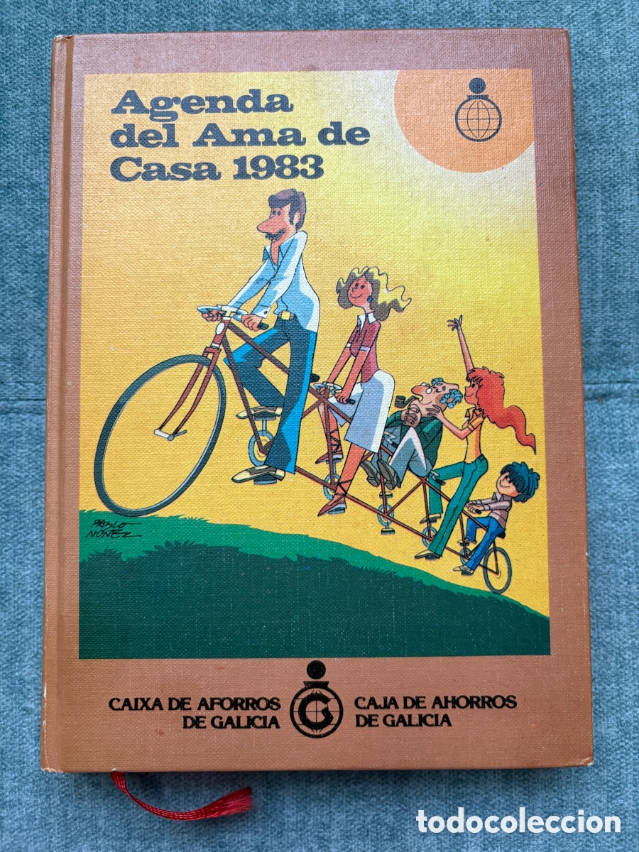 Libros: (L740) AGENDA DEL AMA DE CASA 1983 - CAJA DE AHORROS DE GALICIA