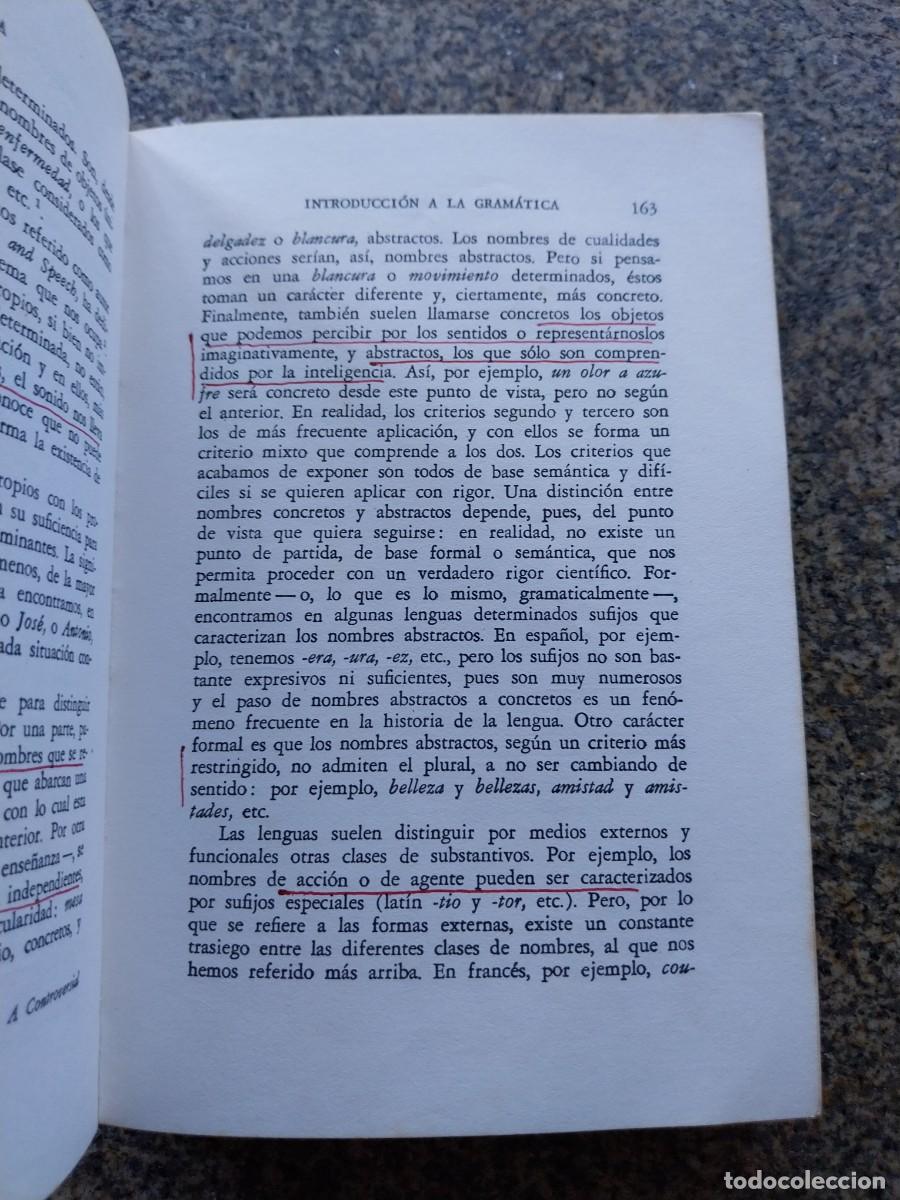 Libros: INTRODUCCION A LA GRAMATICA -- J. ROCA PONS -- - Foto 3