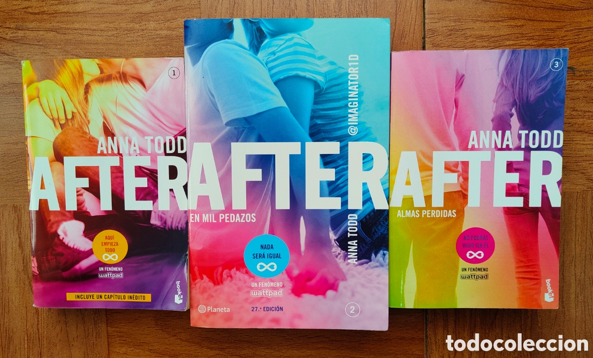 Livros em segunda m&atilde;o: After � Trilog&iacute;a � 3 Vol&uacute;menes -Planeta - Anna Todd