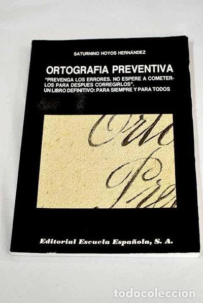 Libri di seconda mano: Ortograf&iacute;a preventiva- 9788433105578