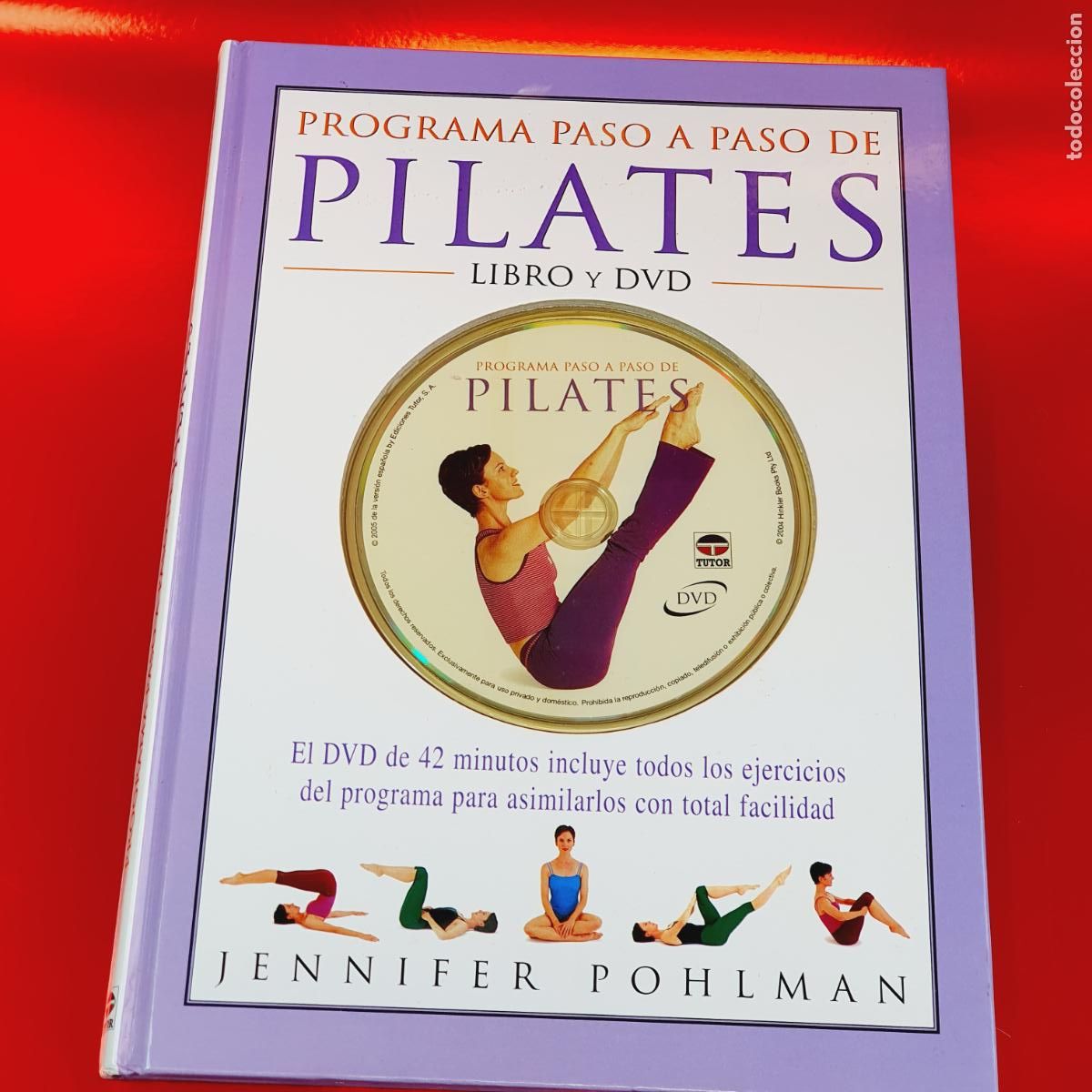 Livres: LIBRO-PASO A PASO DE PILATES-LIBRO Y DVD-JENNIFER POLHMAN-TUTOR-2005-EXCELENTE.