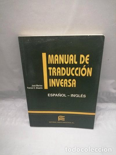 Libros: Manual de traducci&oacute;n inversa espa&ntilde;ol-ingl&eacute;s- 9788486623579