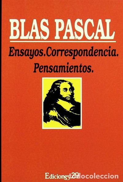 Libros: Ensayos, correspondencia y pensamientos- 9788471753854