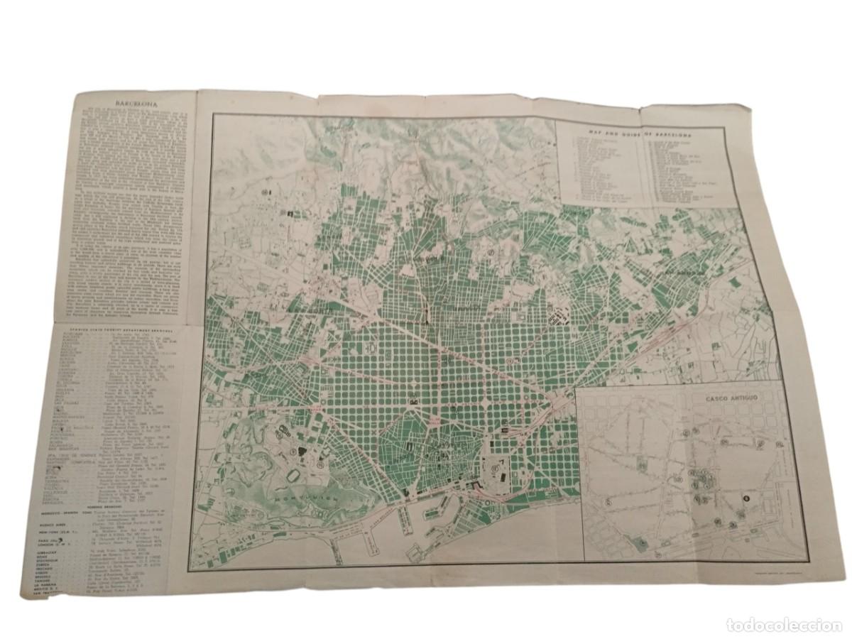 Libros: ANTIGUO MAPA DE BARCELONA / OLD MAP BARCELONA - Foto 1