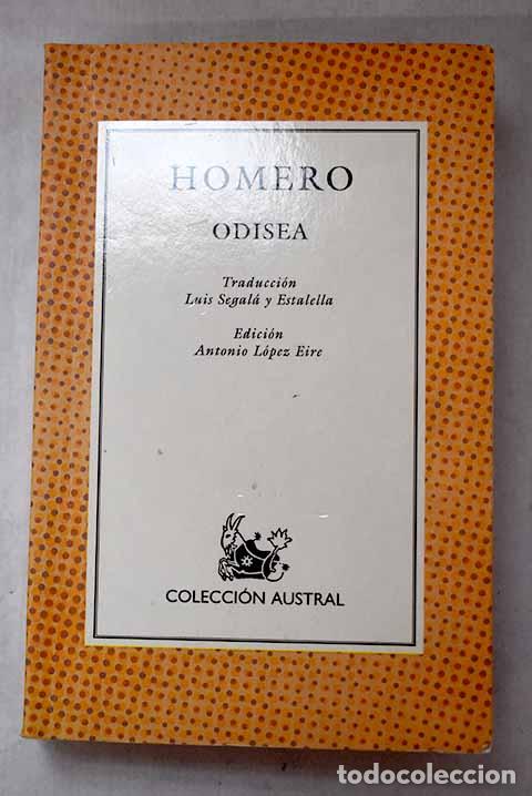 Libros: Odisea: Homero: Espasa-Calpe..- Homero