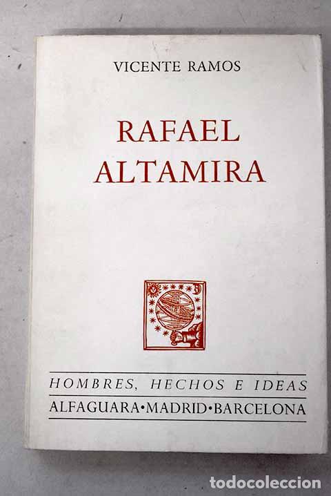 books: Rafael Altamira: Ramos, Vicente.- Ramos, Vicente