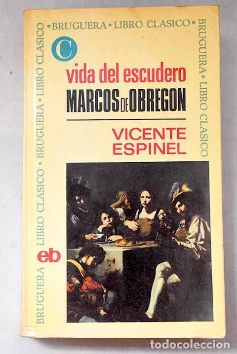 Libros: Vida del escudero Marcos de Obregon.- Espinel, Vicente