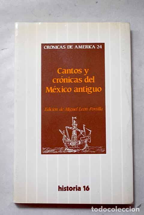 Libros: Cantos y cr&oacute;nicas del M&eacute;xico antiguo