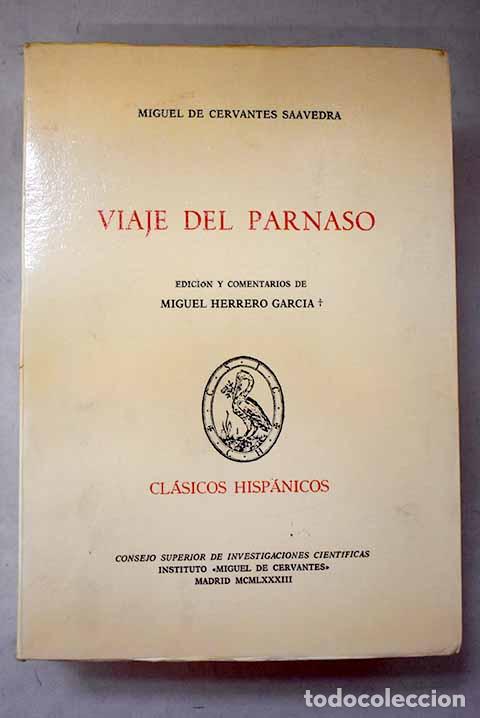Libros: Viaje del Parnaso: Cervantes Saavedra, Miguel de.- Cervantes Saavedra, Miguel de