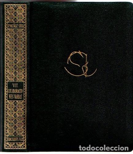 Libros: Obras completas de Don Pedro Mu&ntilde;oz Seca. Tomo VII. Colaboraciones varias - NO CONSTA AUTOR